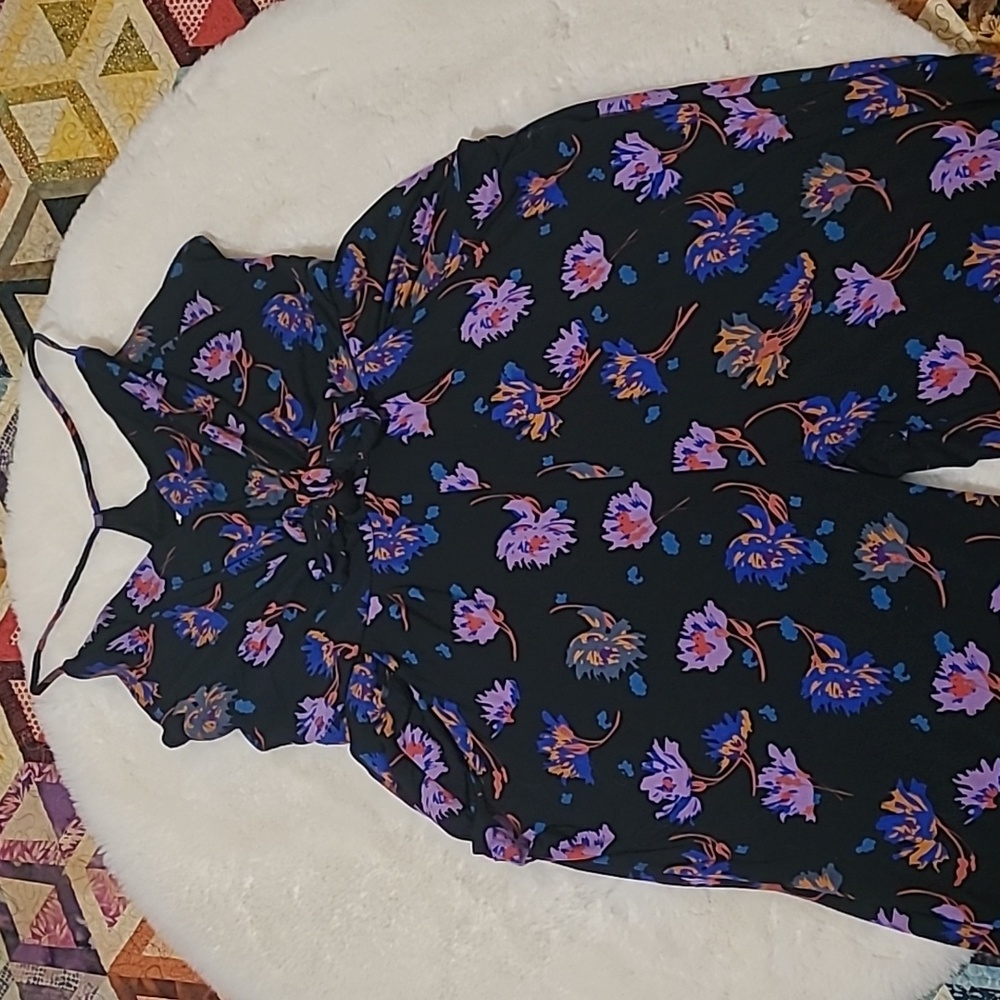 Anthropologie Moulinette Soeurs Willa Tie Floral Summer Garden Party Jumper